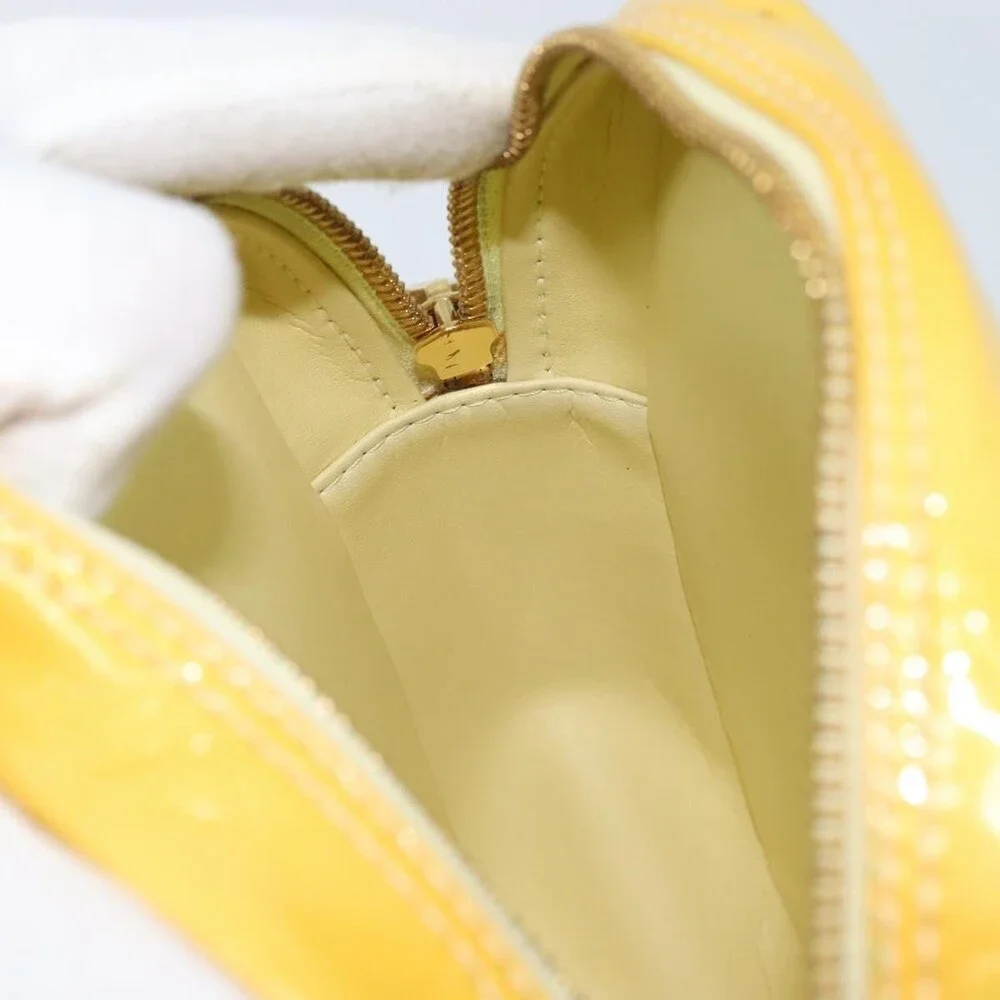 Louis Vuitton Monogram Vernis Wooster Bag Lime Yellow